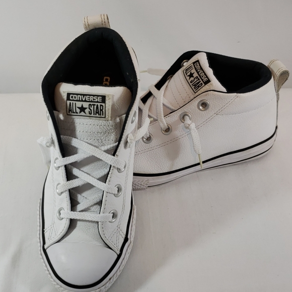 junior converse leather